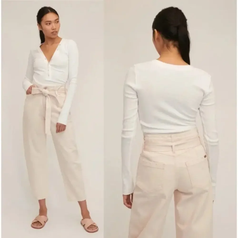 Marissa Webb Slim Knit Henley Size Small